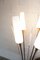 Vintage Stehlampe aus Reed aus Opalglas von René Mathieu, 1950 20