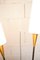 Vintage Stehlampe aus Reed aus Opalglas von René Mathieu, 1950 22