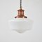 Opaline Church Pendant Light, 1930s, Image 1