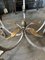 Large Circular Gold and Silver Gilt Wrought Iron Coffee Table, 1960s 12