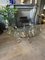 Large Circular Gold and Silver Gilt Wrought Iron Coffee Table, 1960s 9