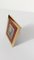 Italian Picture Frame in Gilded Aluminum and Faux Burl Formica by Mascagni, 1970s 15