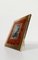 Italian Picture Frame in Gilded Aluminum and Faux Burl Formica by Mascagni, 1970s 12