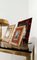 Italian Picture Frame in Gilded Aluminum and Faux Burl Formica by Mascagni, 1970s 2