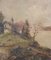 Mancini, Landscape View, Oil Painting on Hardboard, 1890s-1910s 4