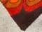 Tapis Vintage en Laine à Motif Flower Power, Allemagne, 1970s 4