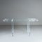 Console in Thick Transparent Acrylic Glass & Glass Top, 1980s, Image 8