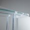 Console in Thick Transparent Acrylic Glass & Glass Top, 1980s, Image 7