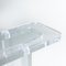 Console in Thick Transparent Acrylic Glass & Glass Top, 1980s, Image 14