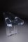 Console in Thick Transparent Acrylic Glass & Glass Top, 1980s, Image 3
