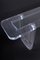 Console in Thick Transparent Acrylic Glass & Glass Top, 1980s, Image 1