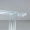 Console in Thick Transparent Acrylic Glass & Glass Top, 1980s, Image 12