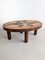 Brutalist French Lava Stone Coffee Table, 1960s, Image 1