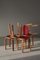 L-Bein Hocker aus rotem Linoleum & Birke von Alvar Aalto für Artek, 1960er, 5 . Set 16