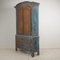 Antique Swedish Rococo Folk Art Painted Cabinet 9