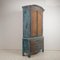 Antique Swedish Rococo Folk Art Painted Cabinet 10