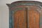 Antique Swedish Rococo Folk Art Painted Cabinet 11