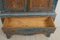 Antique Swedish Rococo Folk Art Painted Cabinet 15