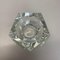 Large Murano Faceted Diamond Ashtray by Flavio Poli, 1970s 13