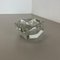 Large Murano Faceted Diamond Ashtray by Flavio Poli, 1970s 5