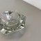 Large Murano Faceted Diamond Ashtray by Flavio Poli, 1970s 8