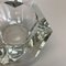 Large Murano Faceted Diamond Ashtray by Flavio Poli, 1970s 12