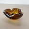 Large Murano Glass Yellow Ashtray, Italy, 1970 5