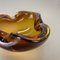 Large Murano Glass Yellow Ashtray, Italy, 1970 7