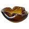 Large Murano Glass Yellow Ashtray, Italy, 1970 1