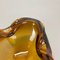 Large Murano Glass Yellow Ashtray, Italy, 1970 8
