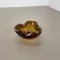 Large Murano Glass Yellow Ashtray, Italy, 1970 3