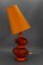 Orange Ceramic Table Lamp by Louis Drimmer, France, 1980s 12