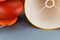 Orange Ceramic Table Lamp by Louis Drimmer, France, 1980s 17
