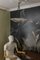 Large Dark Veined White Alabaster Pendant Light, 1920 8