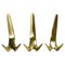 Large Vintage Brass Wall Coat Hook Model #4056 attributed to Carl Auböck, Austria, 1950s, Image 1