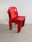 Red Selene & Stadio Dining Set by Vico Magistretti for Artemide, 1960s, Set of 4 11