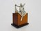 Giuliano Ottaviani, Escultura de mujer estilo Art Nouveau, plata vermeil, años 70, Imagen 7