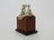 Giuliano Ottaviani, Escultura de mujer estilo Art Nouveau, plata vermeil, años 70, Imagen 10
