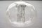 Lámpara de cristal de hielo de Doria Leuchten, años 60, Imagen 6
