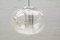 Lámpara de cristal de hielo de Doria Leuchten, años 60, Imagen 1