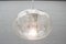 Eisglas Kugellampe von Doria Leuchten, 1960er 2