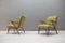 Mid-Century Green Armchairs, 1950s, Set of 2 2