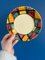 Assiettes à Dessert Vintage en Céramique au Design Coloré dans le style de Vallauris, Set de 8 4