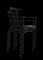 Black Gaulino Chair by Oscar Tusquets for BD Barcelona 5