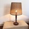 Mid-Century Modern Mahogany Lamp, 1980s 11