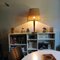 Mid-Century Modern Mahogany Lamp, 1980s 5