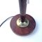 Mid-Century Modern Mahogany Lamp, 1980s 3