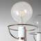 Space Age Three Lights Chromed Chandelier from Reggiani, Italy, 1970s, Image 10