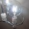 Space Age Three Lights Chromed Chandelier from Reggiani, Italy, 1970s, Image 5