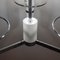 Space Age Three Lights Chromed Chandelier from Reggiani, Italy, 1970s, Image 8